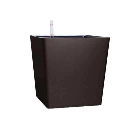 Ghiveci inteligent H37.5x39.5x39.5 cm RobertoRossi Cube cafea