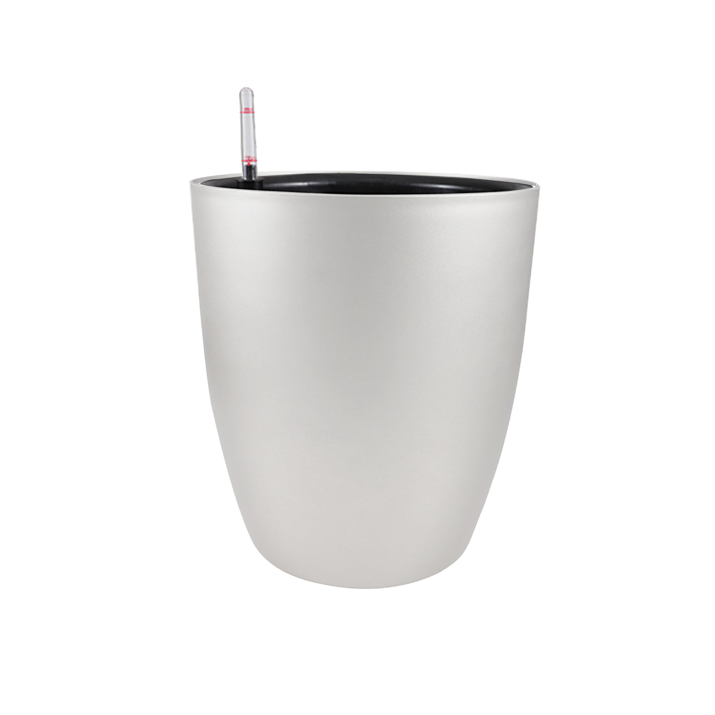 Ghiveci inteligent H39xD34 cm RobertoRossi Clasic argintiu