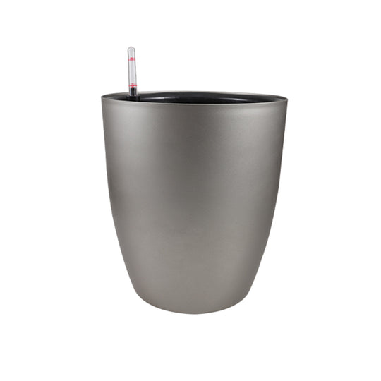 Ghiveci inteligent H39xD34 cm RobertoRossi Clasic gri