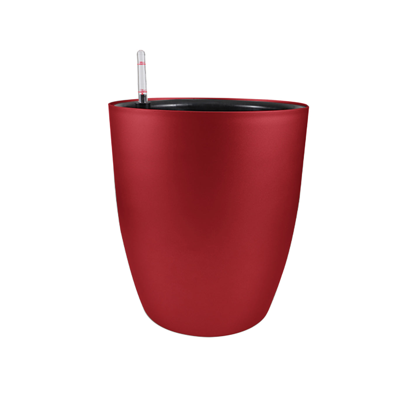 Ghiveci inteligent H39xD34 cm RobertoRossi Clasic rosu lucios