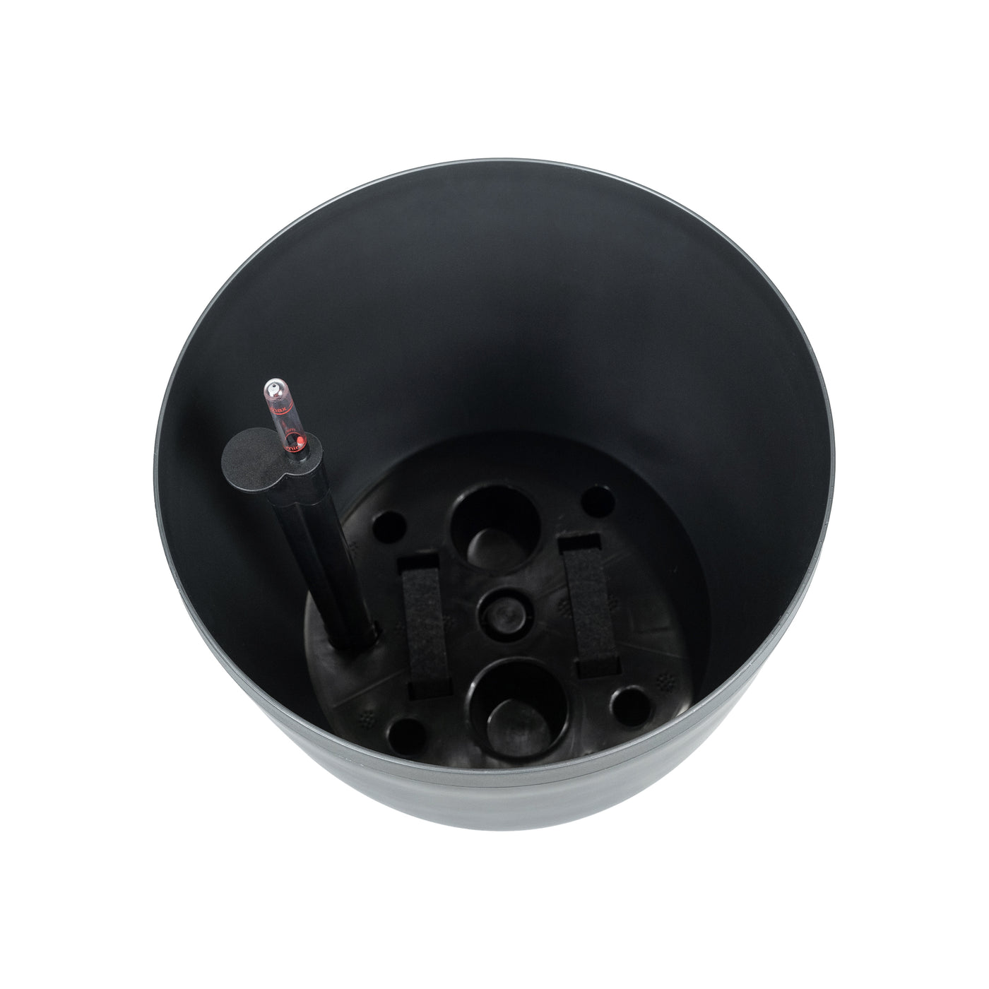 Ghiveci inteligent H39xD43 cm cu set complet udare Classico antracit metal mat