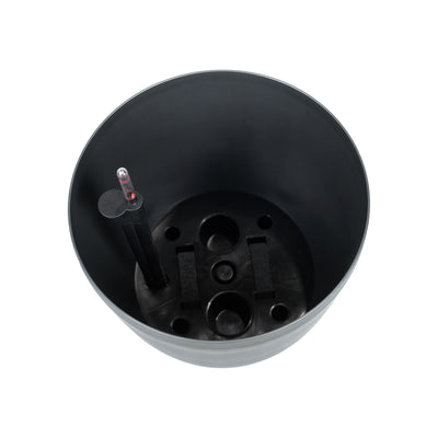 Ghiveci inteligent H39xD43 cm cu set complet udare Classico antracit metal mat