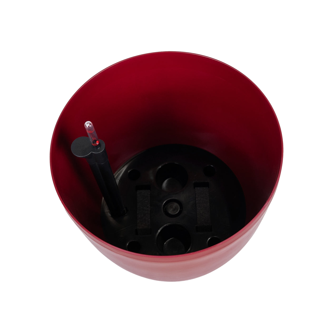 Ghiveci inteligent H39xD43 cm cu set complet udare Classico rosu mat