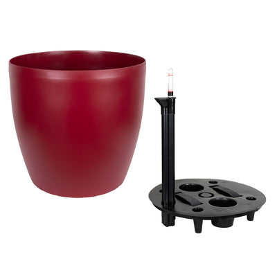 Ghiveci inteligent H39xD43 cm cu set complet udare Classico rosu mat