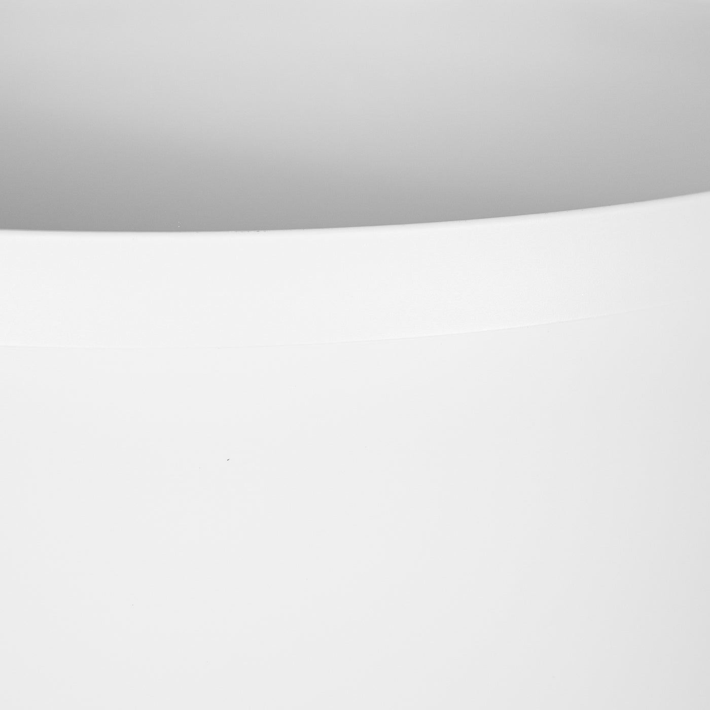 Ghiveci inteligent H39xD43 cm cu set complet udare si roti Classico alb mat