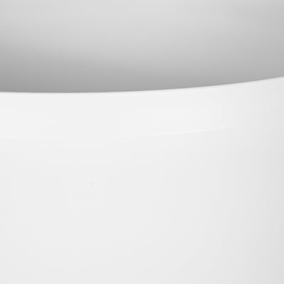 Ghiveci inteligent H39xD43 cm cu set complet udare si roti Classico alb mat