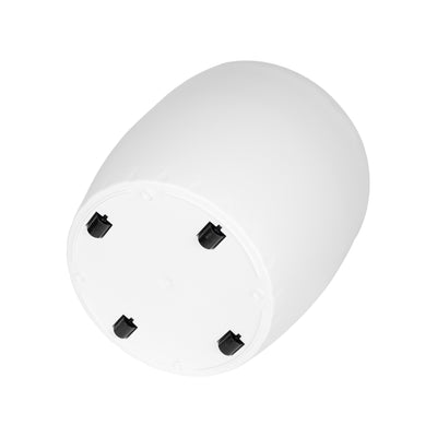 Ghiveci inteligent H39xD43 cm cu set complet udare si roti Classico alb mat