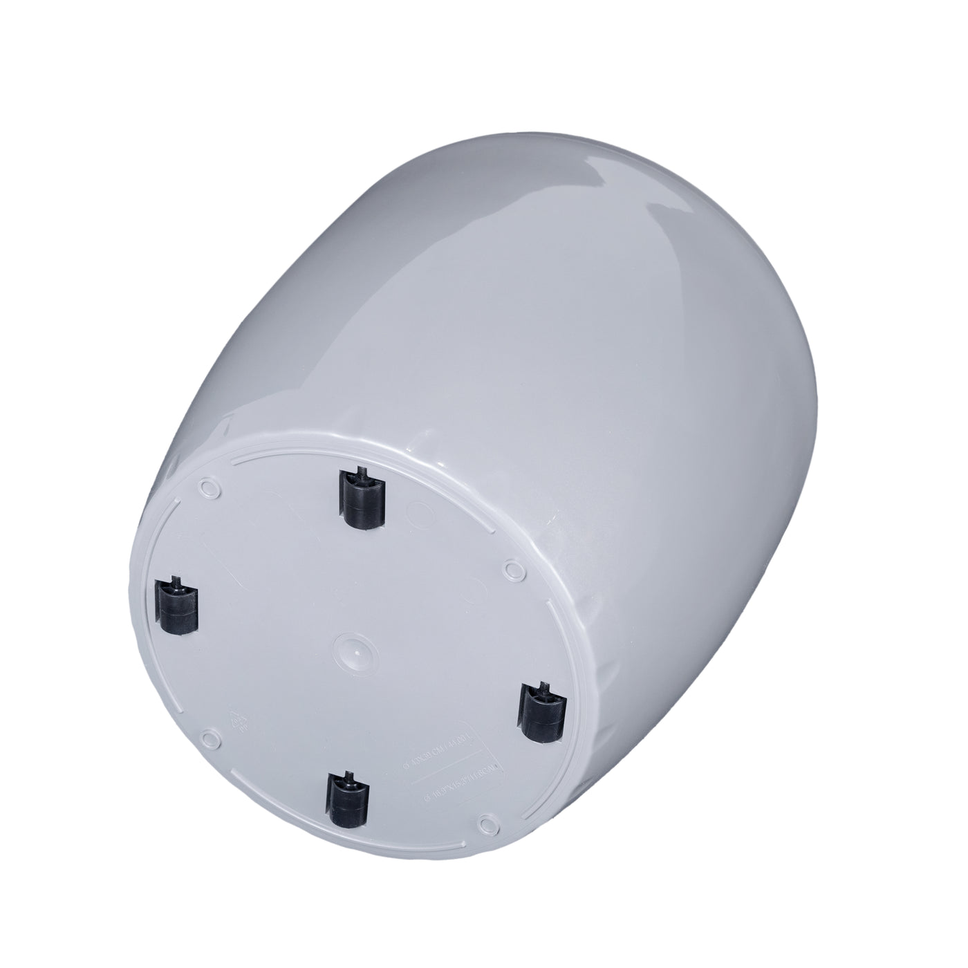 Ghiveci inteligent H39xD43 cm cu set complet udare si roti Classico gri urban lucios