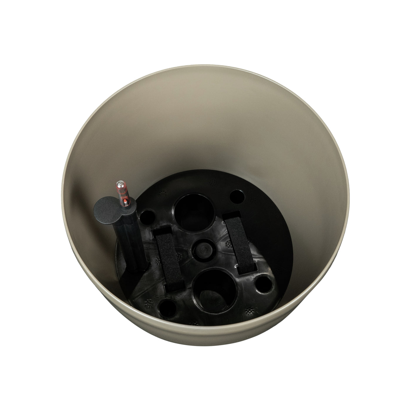 Ghiveci inteligent H39xD43 cm cu set complet udare si roti Classico maro spicy lucios