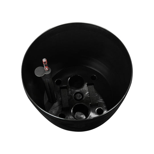 Ghiveci inteligent H39xD43 cm cu set complet udare si roti Classico negru lucios
