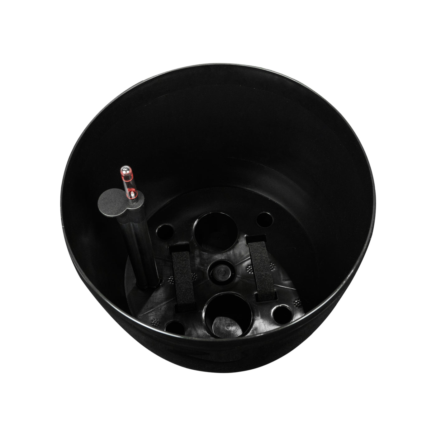 Ghiveci inteligent H39xD43 cm cu set complet udare si roti Classico negru lucios