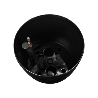 Ghiveci inteligent H39xD43 cm cu set complet udare si roti Classico negru lucios