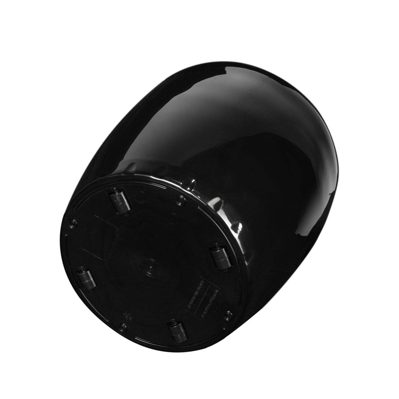 Ghiveci inteligent H39xD43 cm cu set complet udare si roti Classico negru lucios
