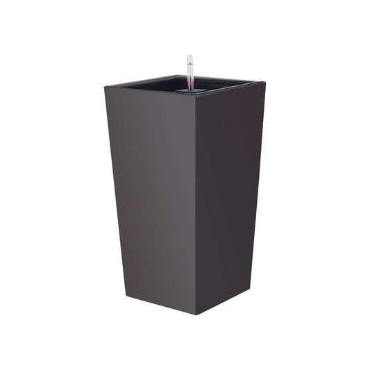 Ghiveci inteligent H40.7x21.5x21.5 cm RobertoRossi Cubico antracit