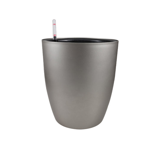 Ghiveci inteligent H45xD45 cm RobertoRossi Clasic gri