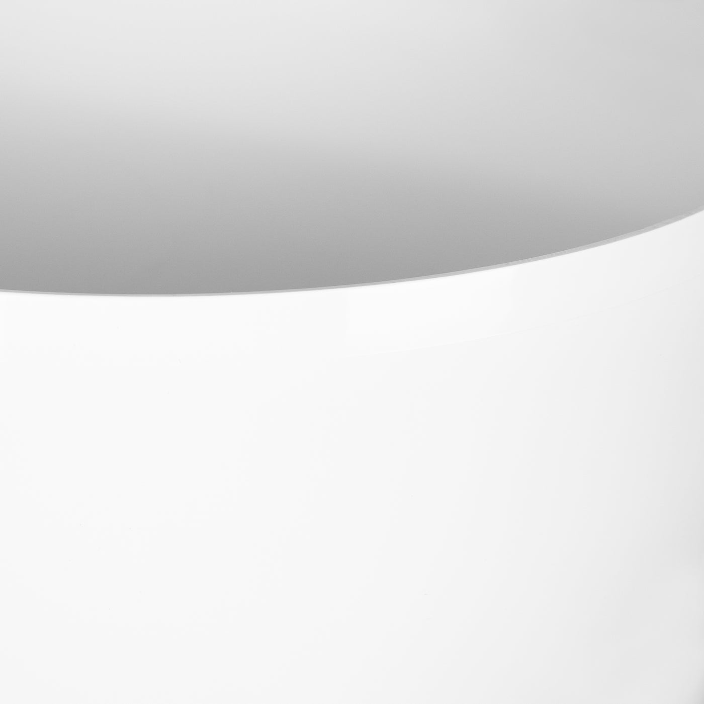 Ghiveci inteligent H46xD50 cm cu set complet udare si roti Classico alb floral lucios