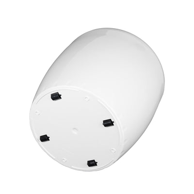 Ghiveci inteligent H46xD50 cm cu set complet udare si roti Classico alb floral lucios