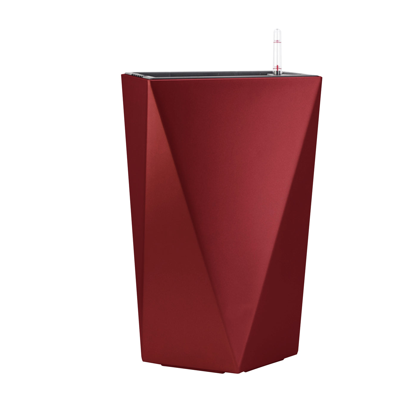 Ghiveci inteligent H50.5x21x21 cm RobertoRossi Faz rosu lucios