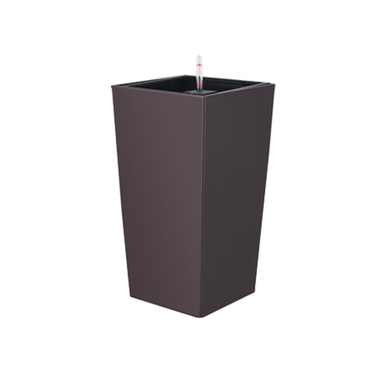 Ghiveci inteligent H53.5x28.5x28.5 cm RobertoRossi Cubico cafea