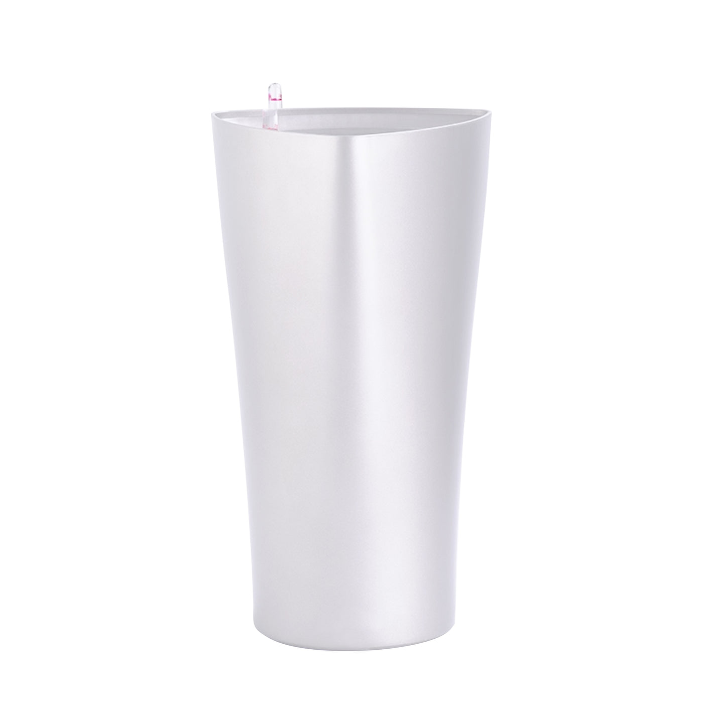 Ghiveci inteligent H56.3x29.5x29.5 cm RobertoRossi Delta argintiu