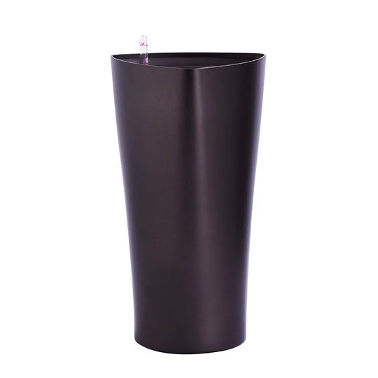 Ghiveci inteligent H56.3x29.5x29.5 cm RobertoRossi Delta cafea