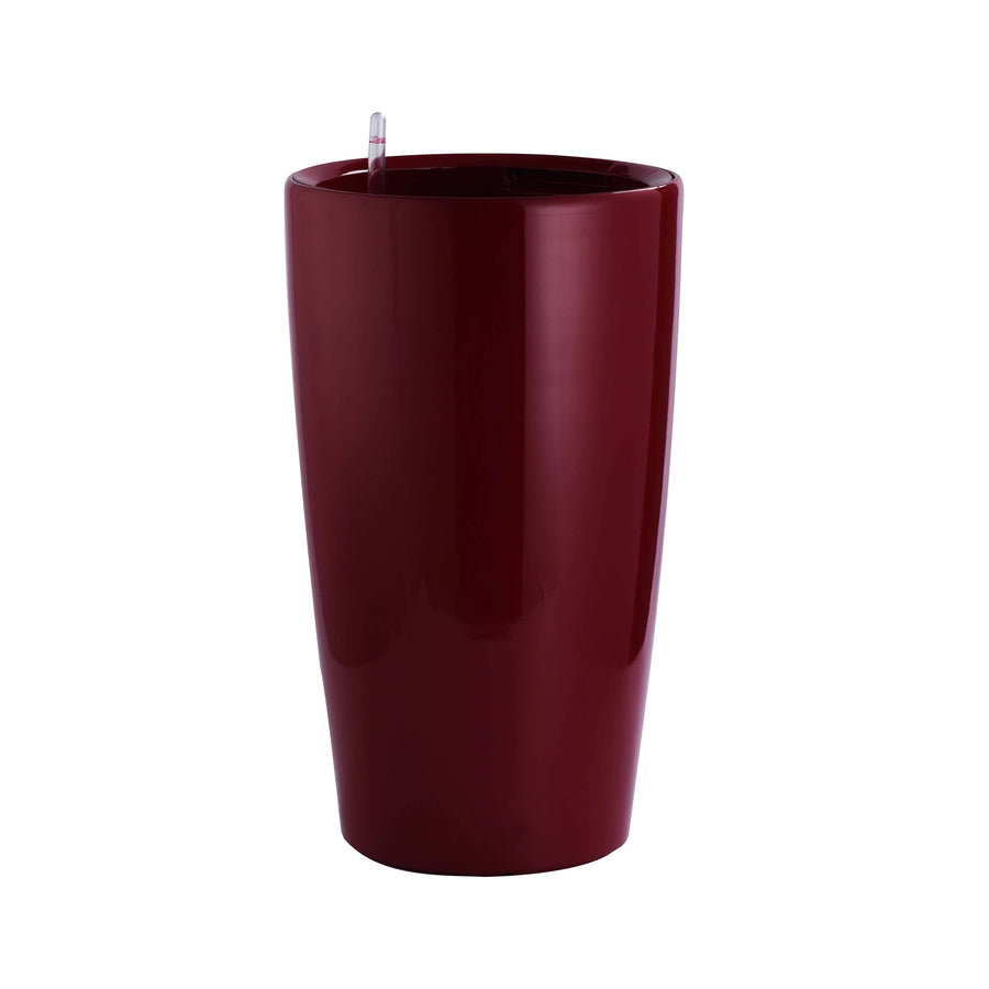 Ghiveci inteligent H56.3xD32.5 cm RobertoRossi Rondo rosu lucios