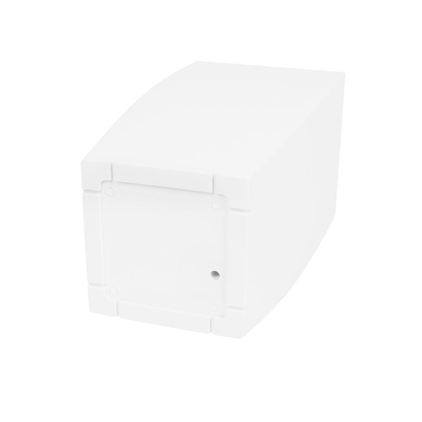 Ghiveci inteligent H56.5x31x31 cm cu set complet udare Cubico alb mat