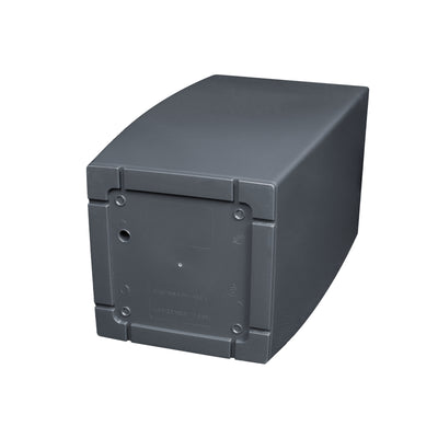 Ghiveci inteligent H56.5x31x31 cm cu set complet udare Cubico antracit lucios