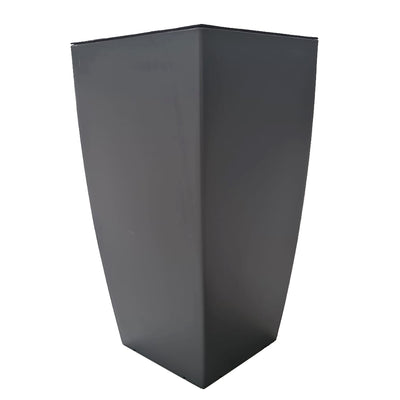 Ghiveci inteligent H56.5x31x31 cm cu set complet udare Cubico antracit mat