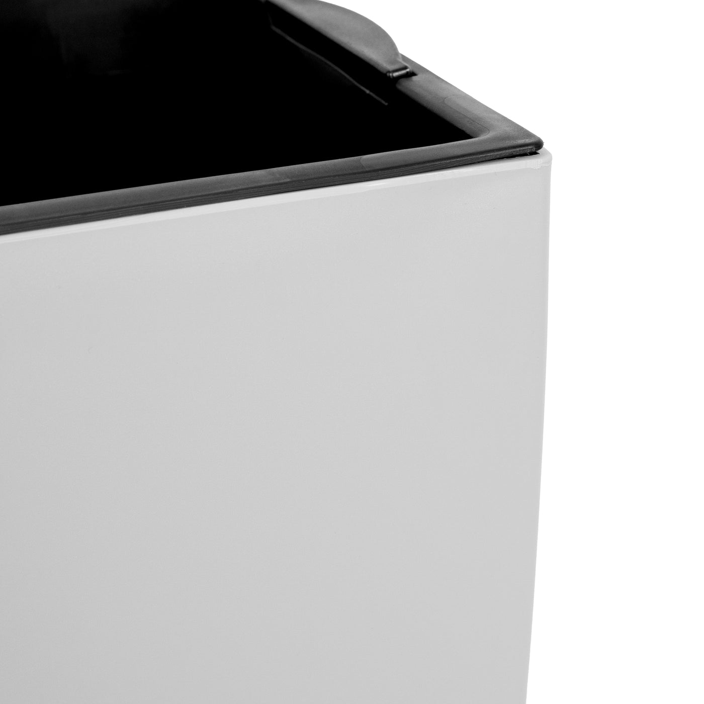 Ghiveci inteligent H56.5x31x31 cm cu set complet udare Cubico gri mat