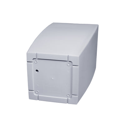 Ghiveci inteligent H56.5x31x31 cm cu set complet udare Cubico gri urban lucios