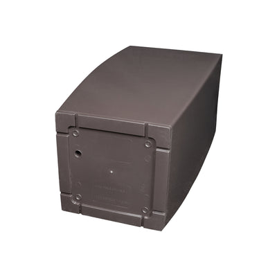 Ghiveci inteligent H56.5x31x31 cm cu set complet udare Cubico maro lucios