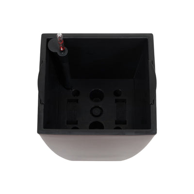 Ghiveci inteligent H56.5x31x31 cm cu set complet udare Cubico maro mat