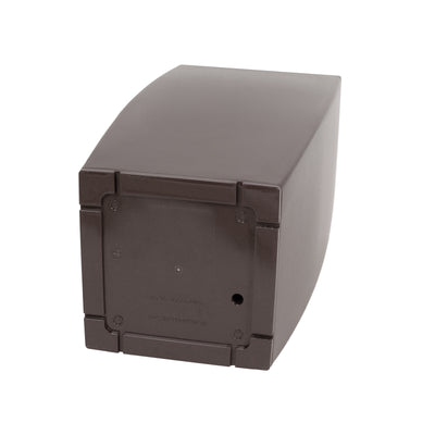 Ghiveci inteligent H56.5x31x31 cm cu set complet udare Cubico maro mat