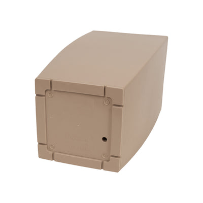 Ghiveci inteligent H56.5x31x31 cm cu set complet udare Cubico maro nisip mat