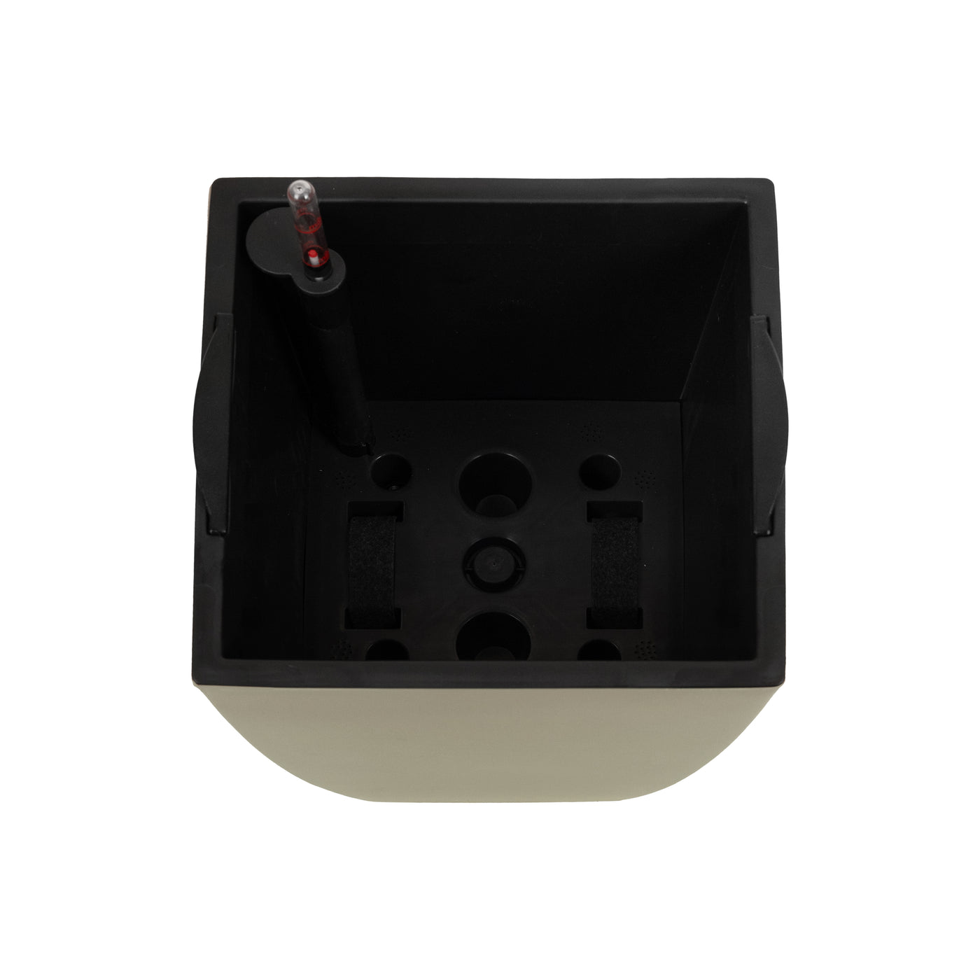 Ghiveci inteligent H56.5x31x31 cm cu set complet udare Cubico maro spicy mat