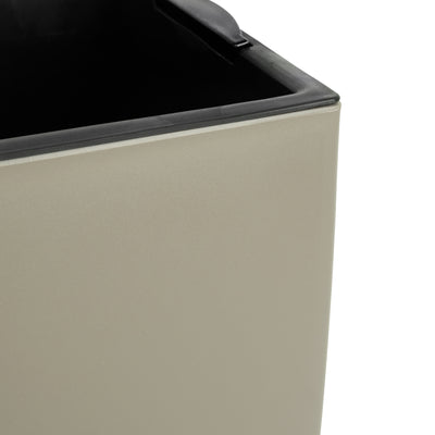 Ghiveci inteligent H56.5x31x31 cm cu set complet udare Cubico maro spicy mat