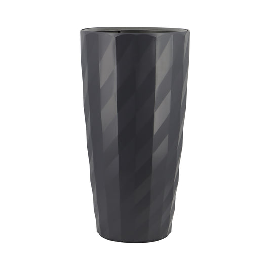Ghiveci inteligent H56.7xD31.8 cm RobertoRossi Diamante antracit