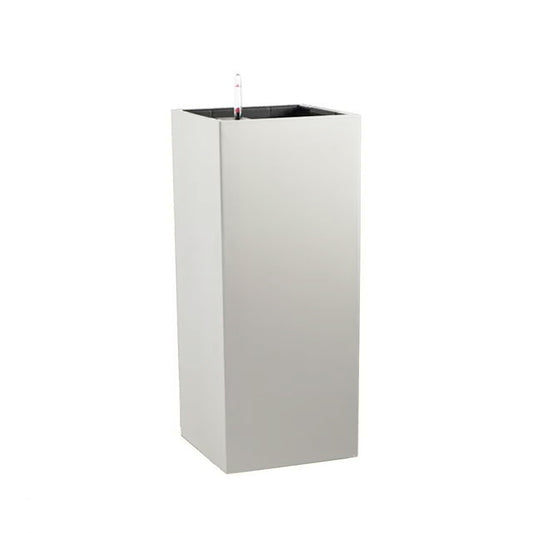 Ghiveci inteligent H66x28x28 cm RobertoRossi Column argintiu