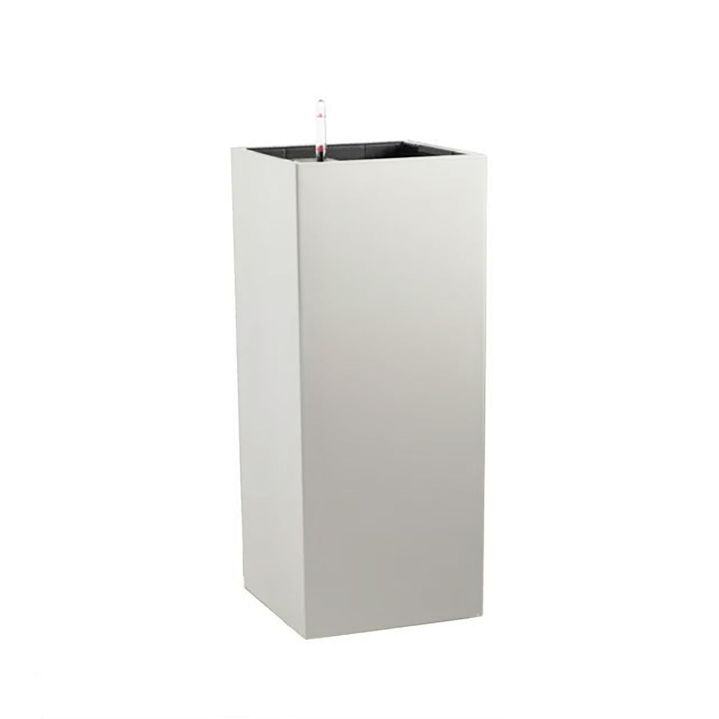 Ghiveci inteligent H66x28x28 cm RobertoRossi Column argintiu