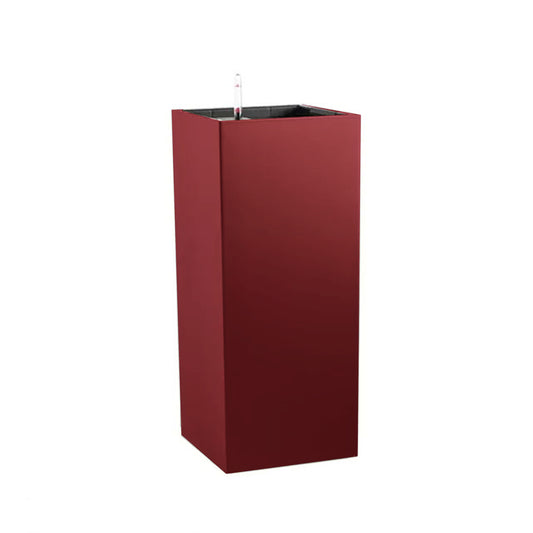 Ghiveci inteligent H66x28x28 cm RobertoRossi Column rosu lucios