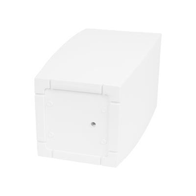 Ghiveci inteligent H66x36x36 cm cu set complet udare Cubico alb mat