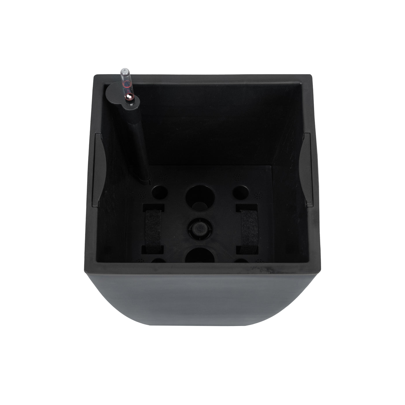 Ghiveci inteligent H66x36x36 cm cu set complet udare Cubico antracit mat