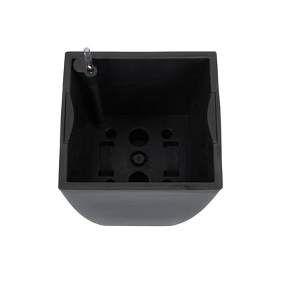 Ghiveci inteligent H66x36x36 cm cu set complet udare Cubico antracit mat