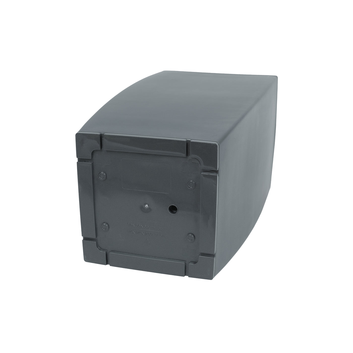 Ghiveci inteligent H66x36x36 cm cu set complet udare Cubico antracit mat