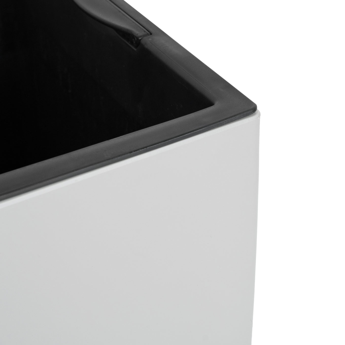 Ghiveci inteligent H66x36x36 cm cu set complet udare Cubico gri mat