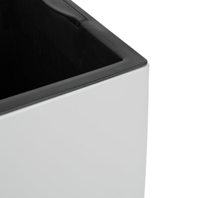 Ghiveci inteligent H66x36x36 cm cu set complet udare Cubico gri mat