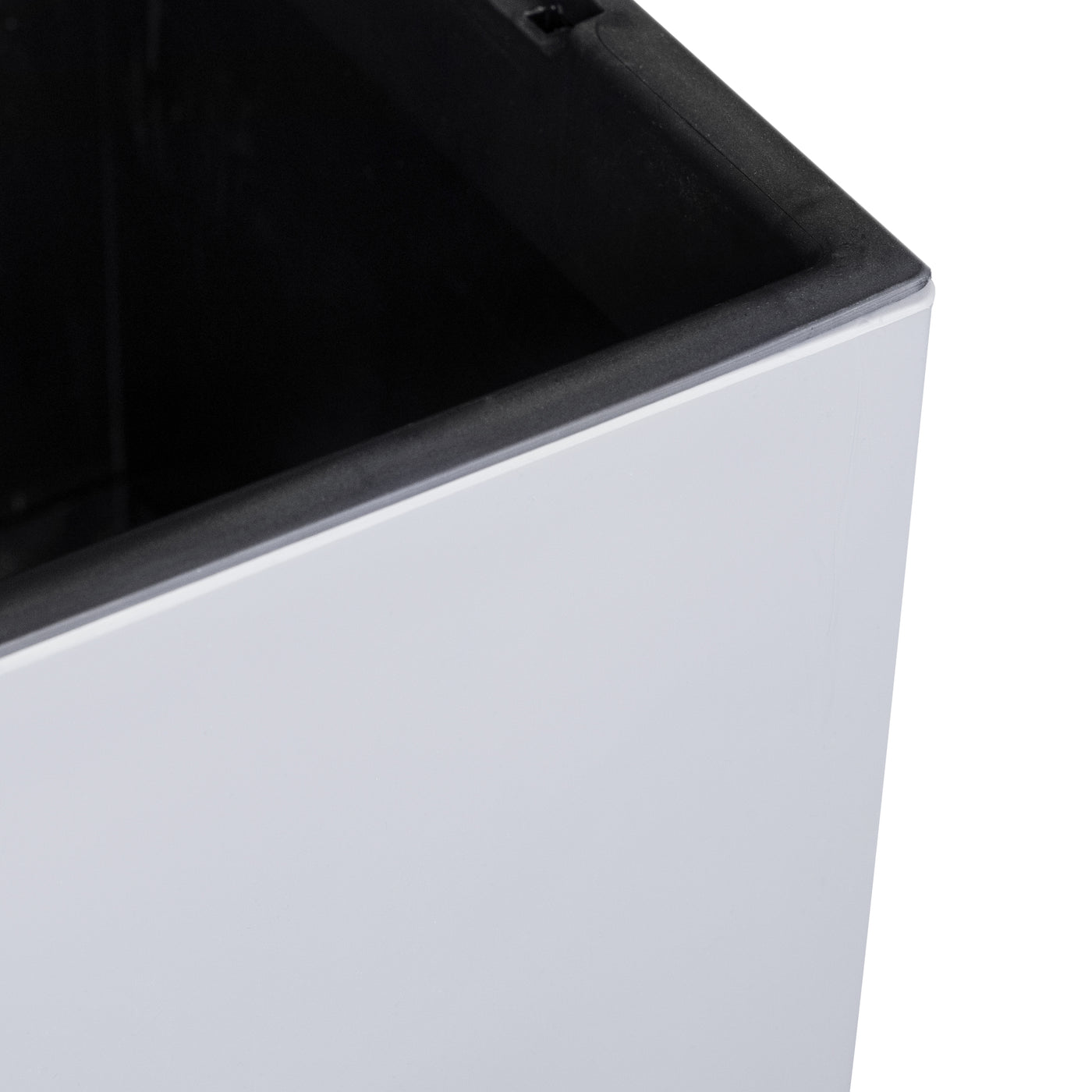 Ghiveci inteligent H66x36x36 cm cu set complet udare Cubico gri urban lucios