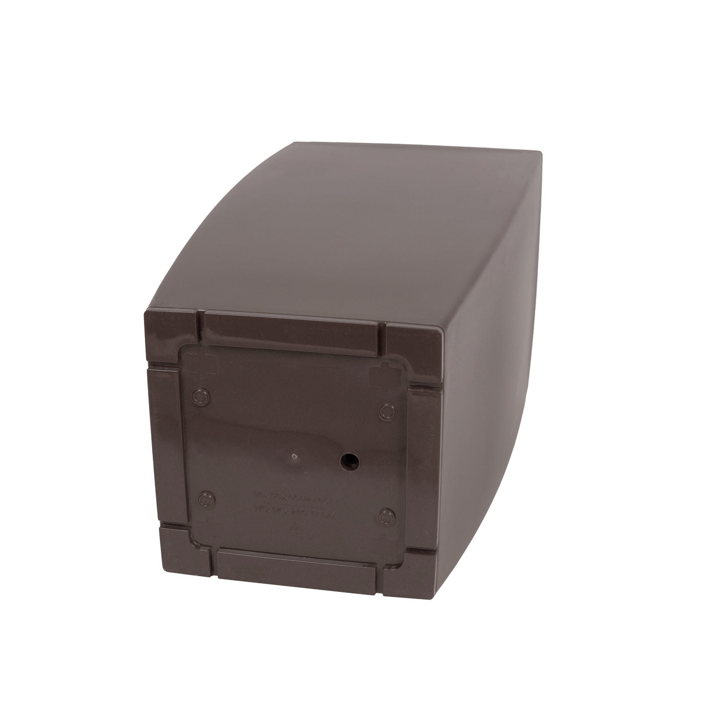 Ghiveci inteligent H66x36x36 cm cu set complet udare Cubico maro mat