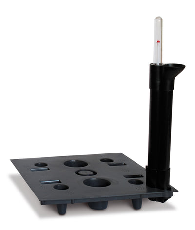 Ghiveci inteligent H66x36x36 cm cu set complet udare Cubico maro spicy mat